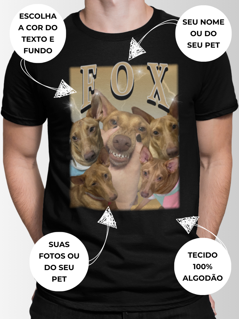 Camiseta Personalizada Bootleg Modelo 1
