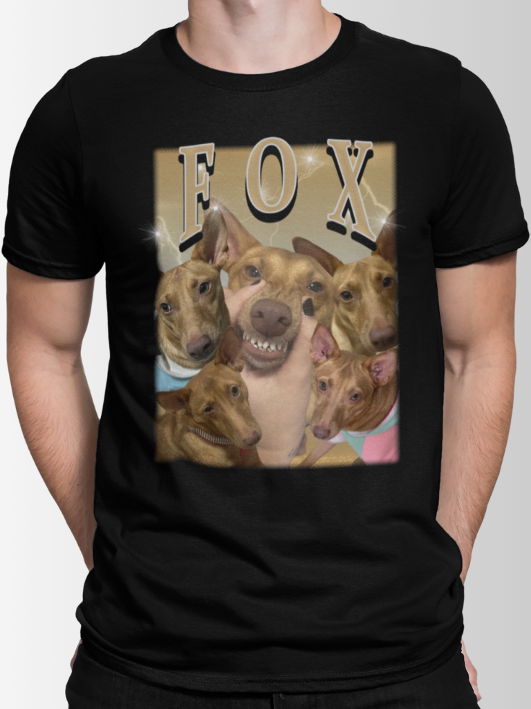 Camiseta Personalizada com Foto e Nome do Seu Pet