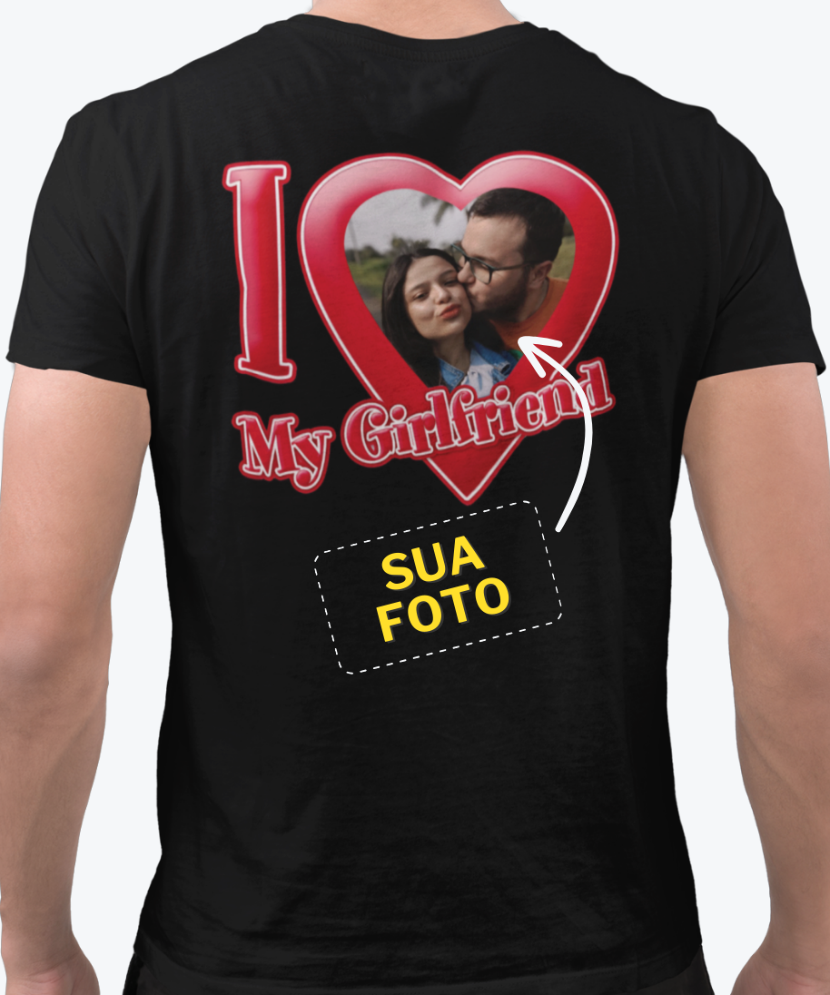 Camiseta I Love My Girlfriend Personalizada