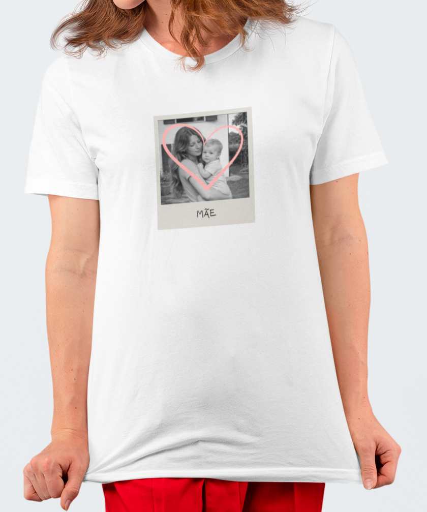 Camiseta Polaroid Mãe