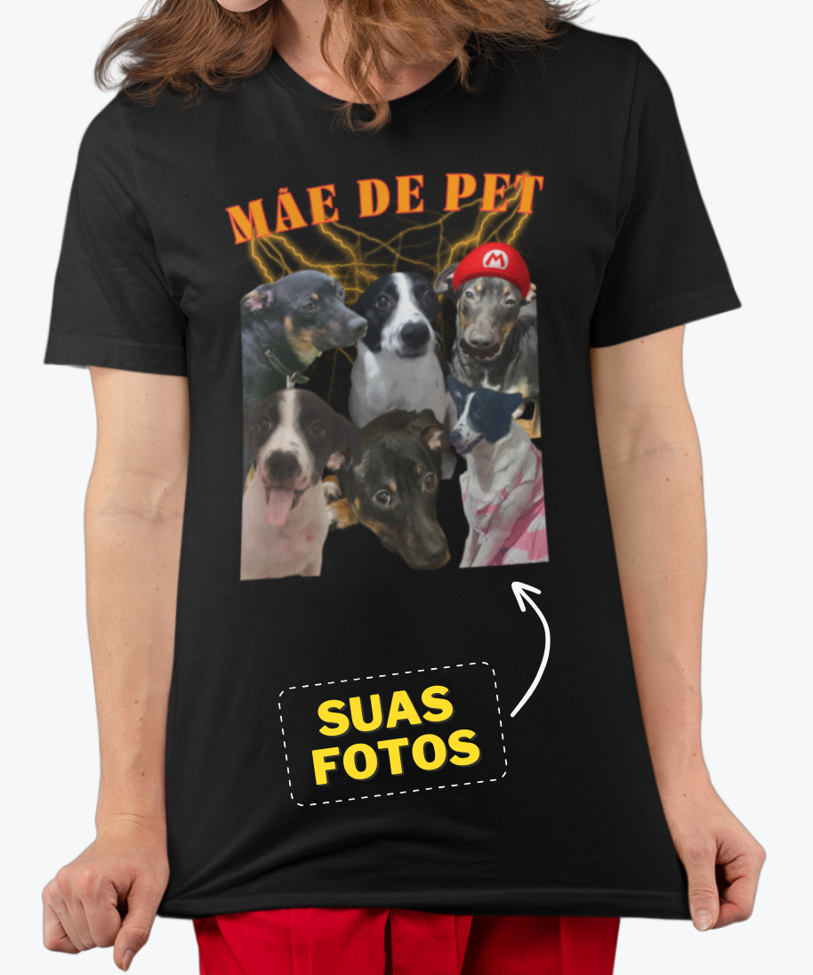 Camiseta Mãe de Pet Personalizada