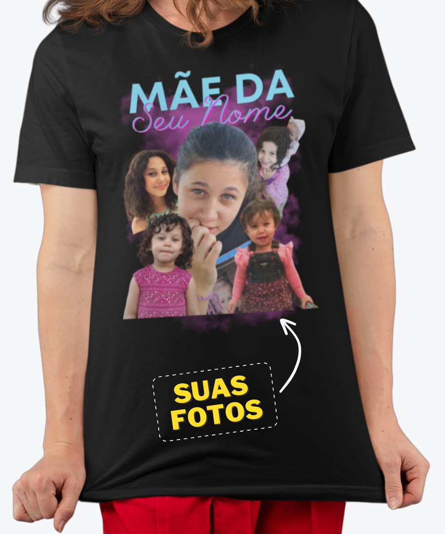 Camiseta Personalizada Dia das Mães