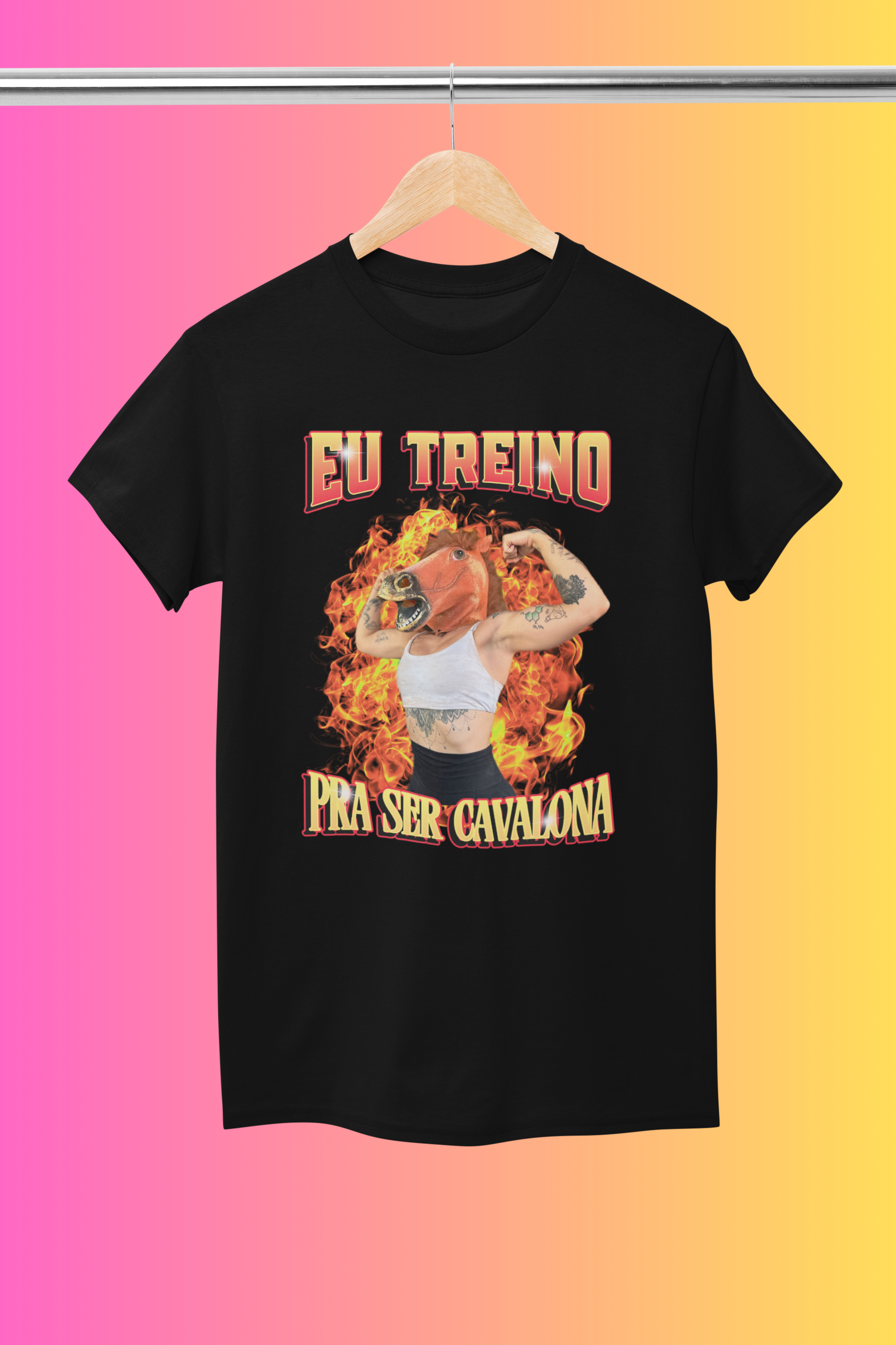 Camiseta Eu treino pra ser cavalona