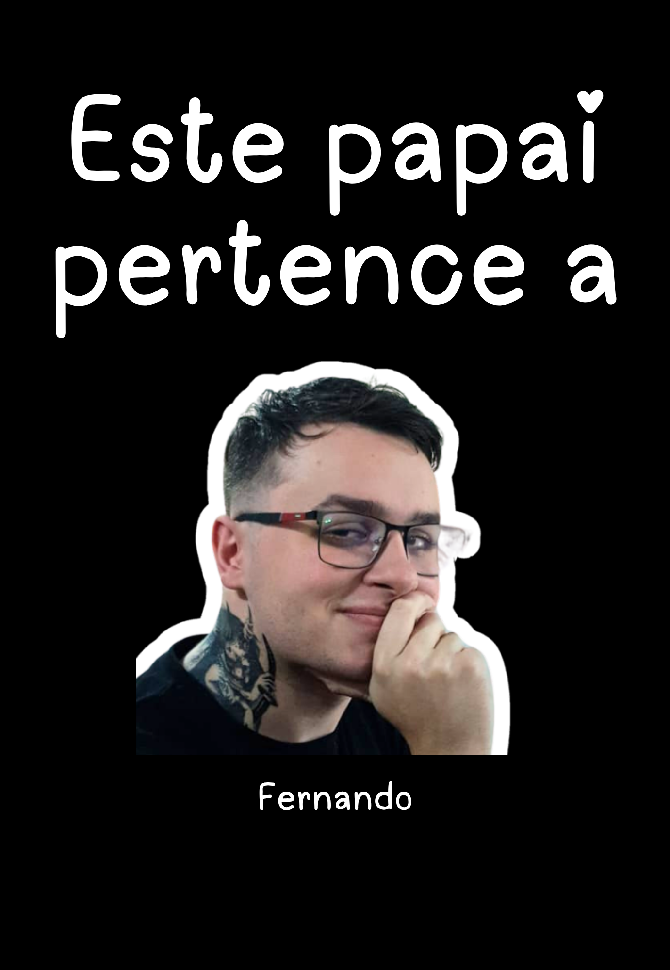 Camiseta Personalizada Dia dos Pais - Este papai percente a.....