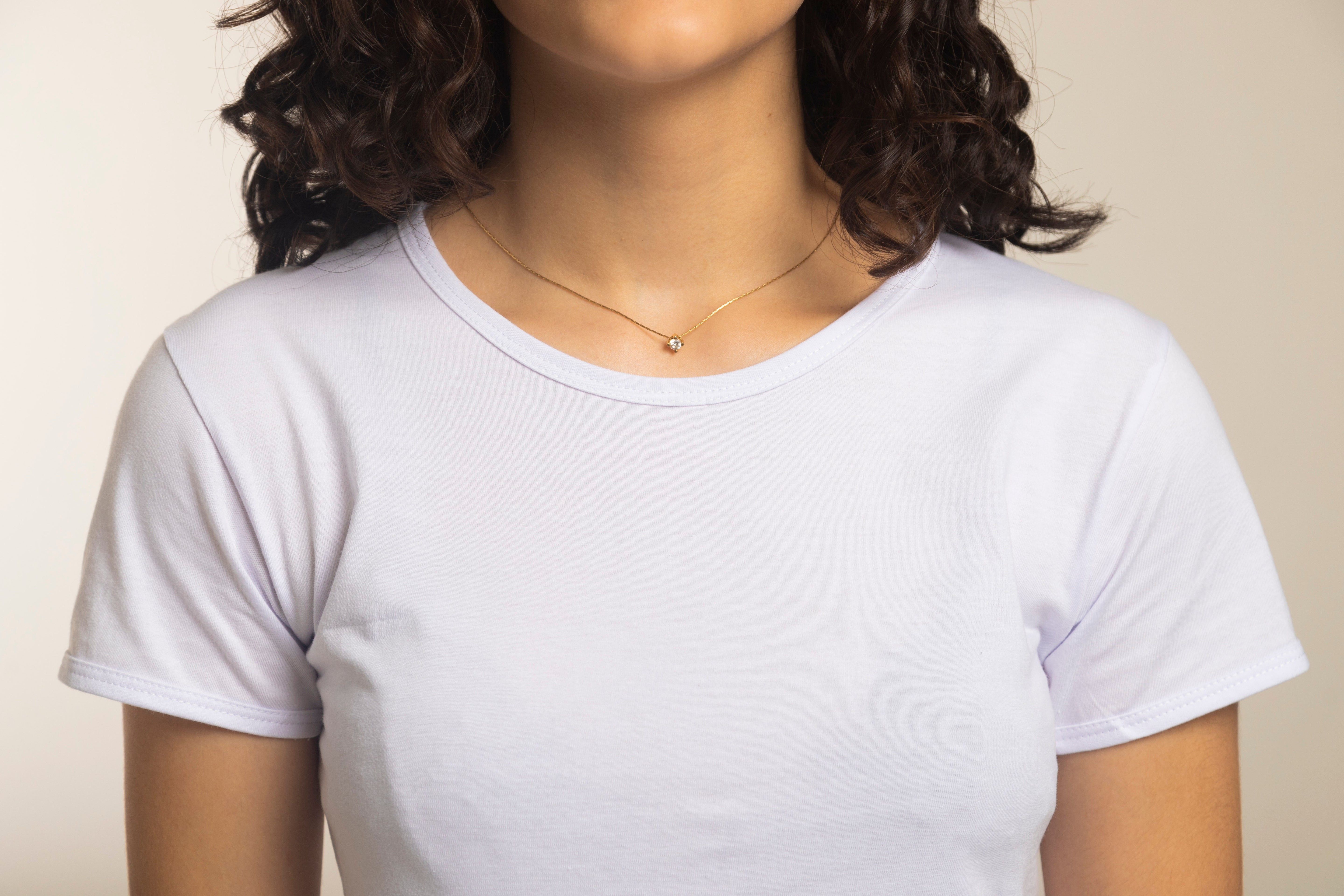 Babylook Branca Personalizada 100% Algodão