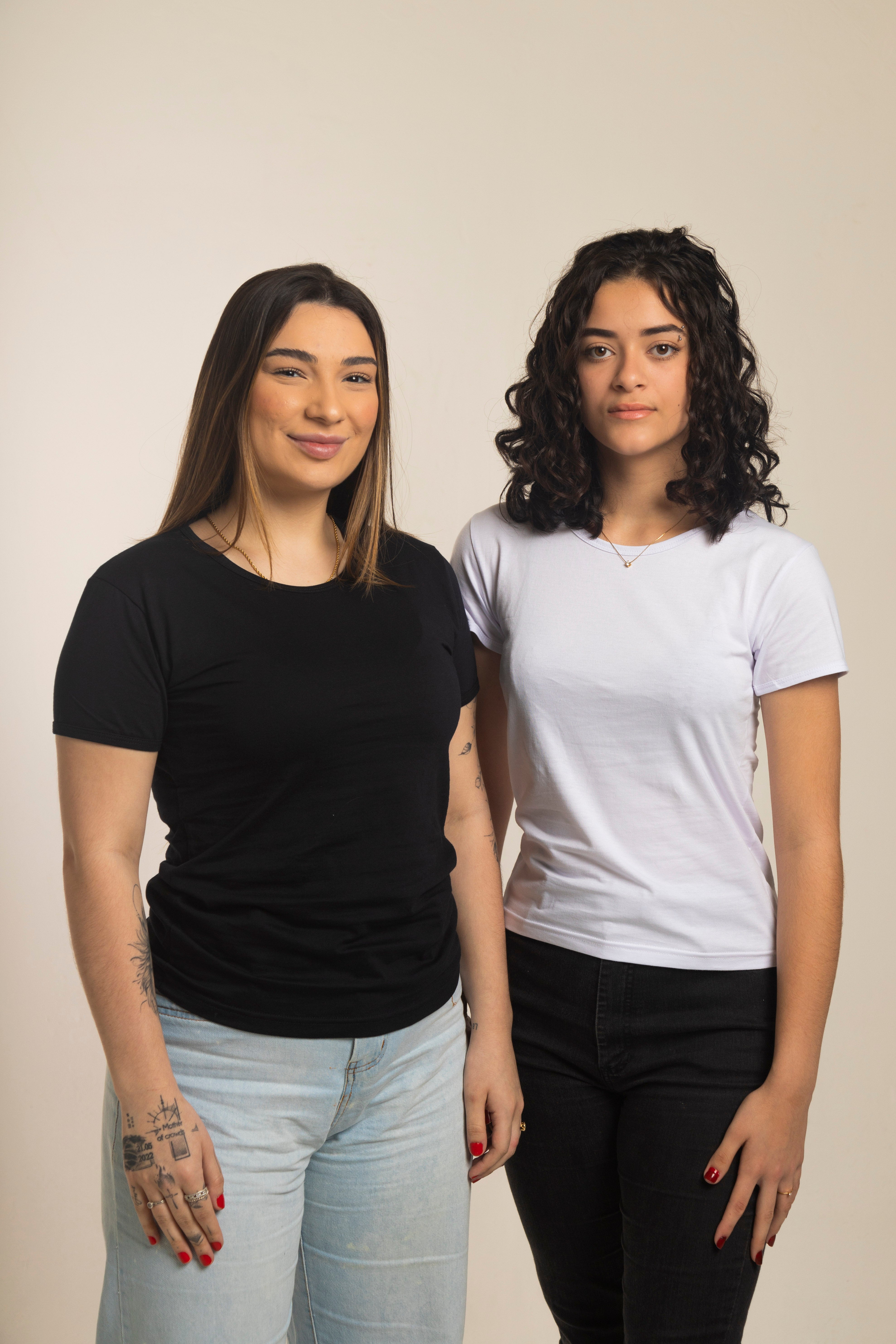 Babylook Preta Personalizada 100% Algodão