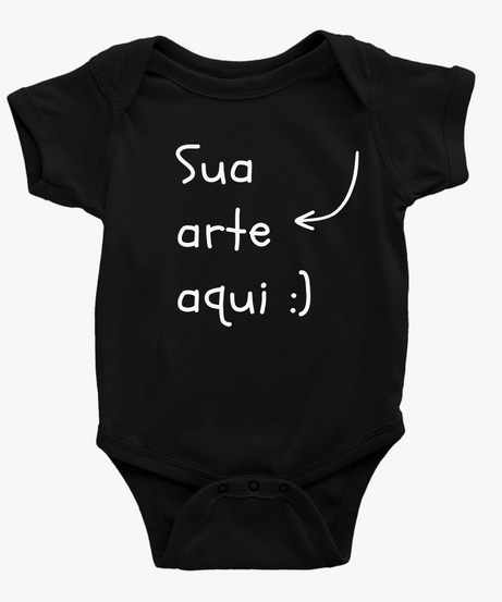 Body Infantil Personalizado 100% algodão