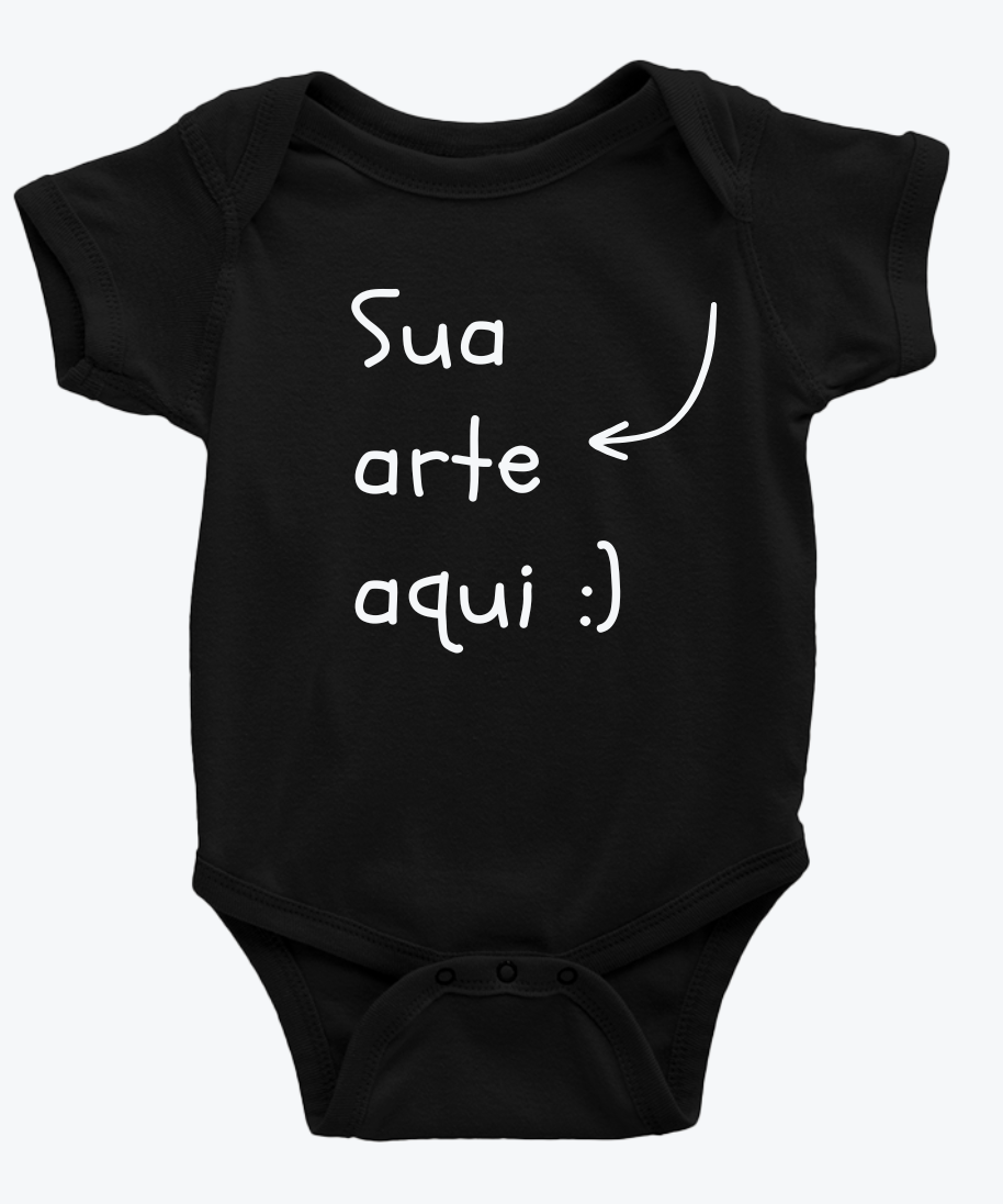 Body Infantil Personalizado 100% algodão