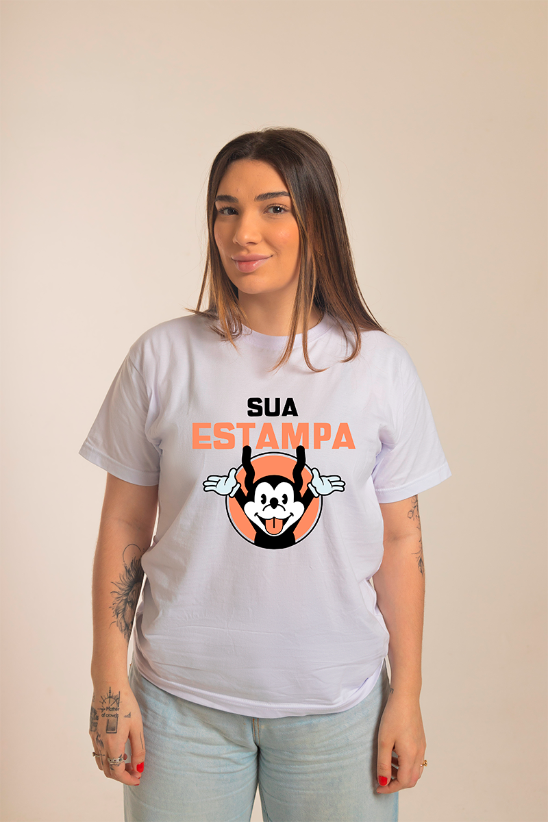 Springfield Canottiera Bonjour Donna – Design Scritta Francese – Cotone