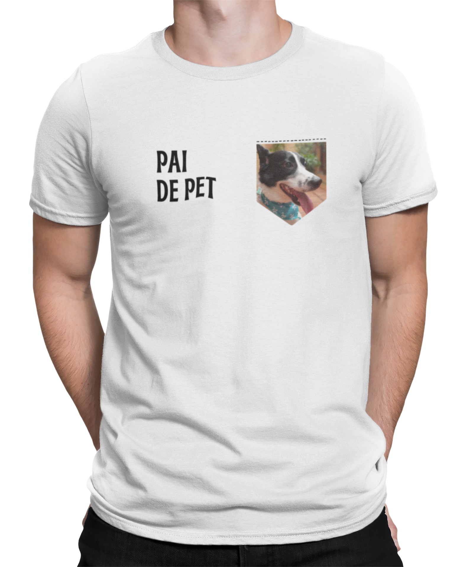 Camiseta Dia dos Pais - Pai de Pet