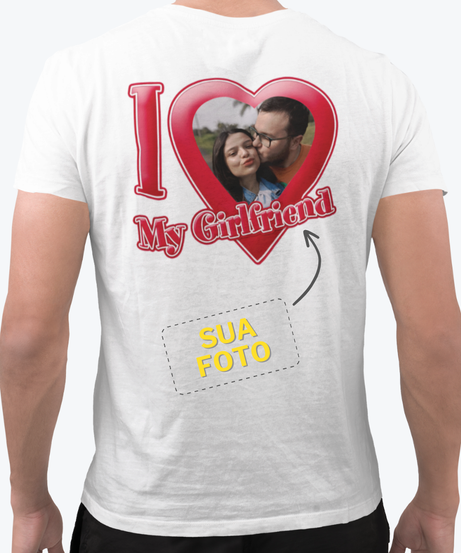 Camiseta I Love My Girlfriend Personalizada