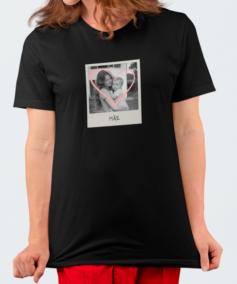 Camiseta Polaroid Mãe