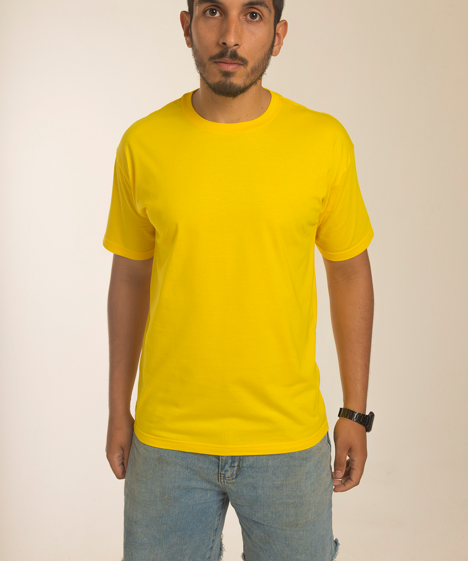 Camiseta Amarelo Canário Personalizada 100% Algodão