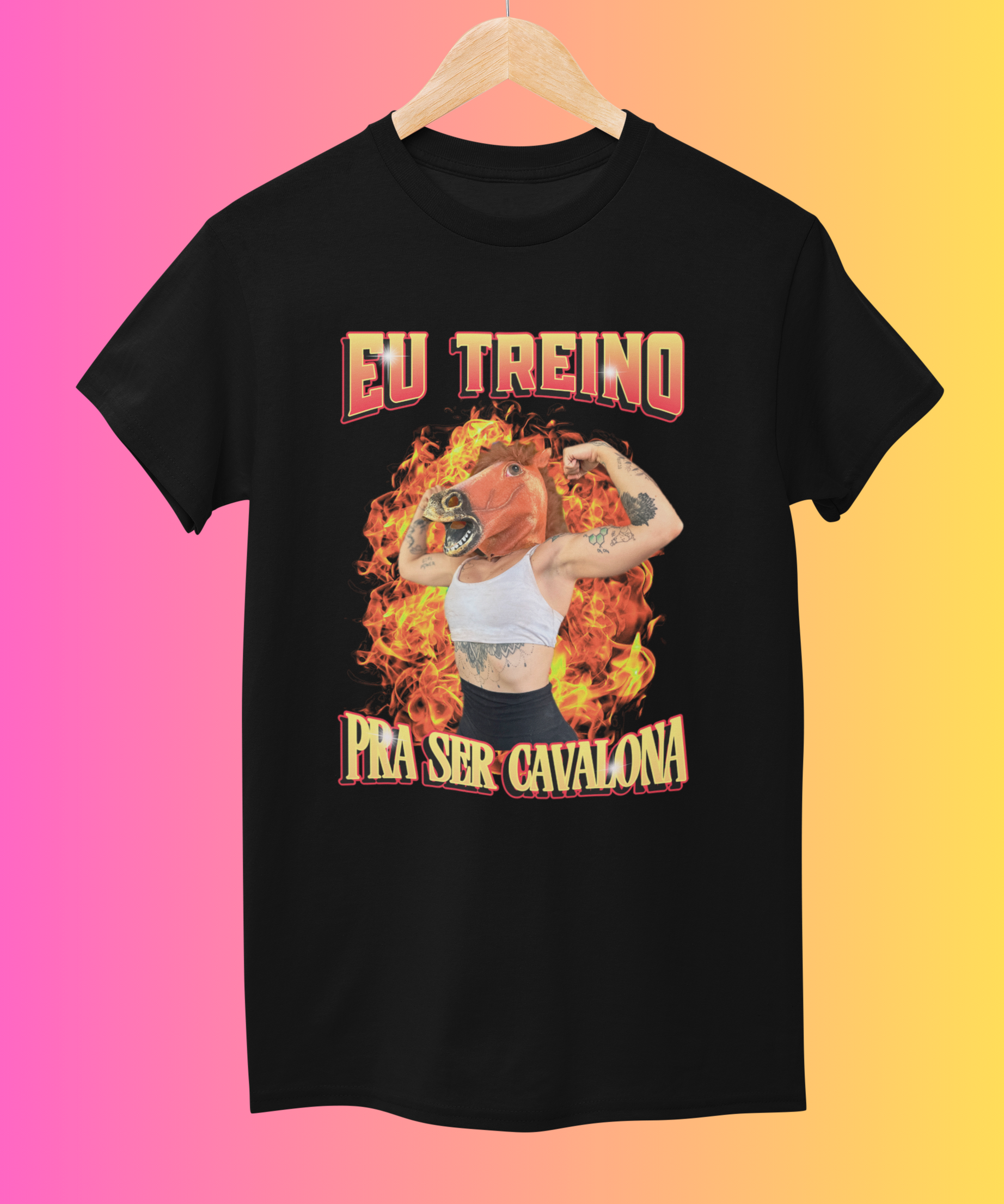 Camiseta Eu treino pra ser cavalona