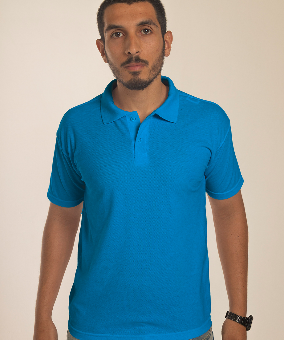 Camiseta Polo Piquet Azul Royal