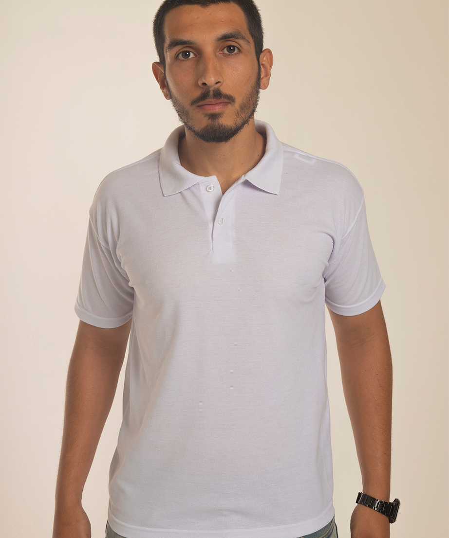 Camiseta Polo Piquet Branca