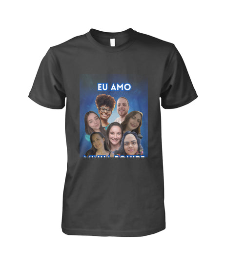 Camiseta Preta Personalizada 100% Algodão